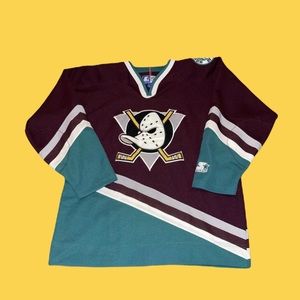 Vintage 90s Mighty Ducks Hockey Jersey